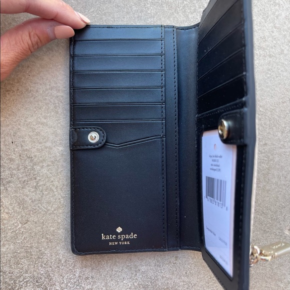 NWT Kate Spade Staci Colorblock Slim Bifold Wallet - Picture 6 of 10